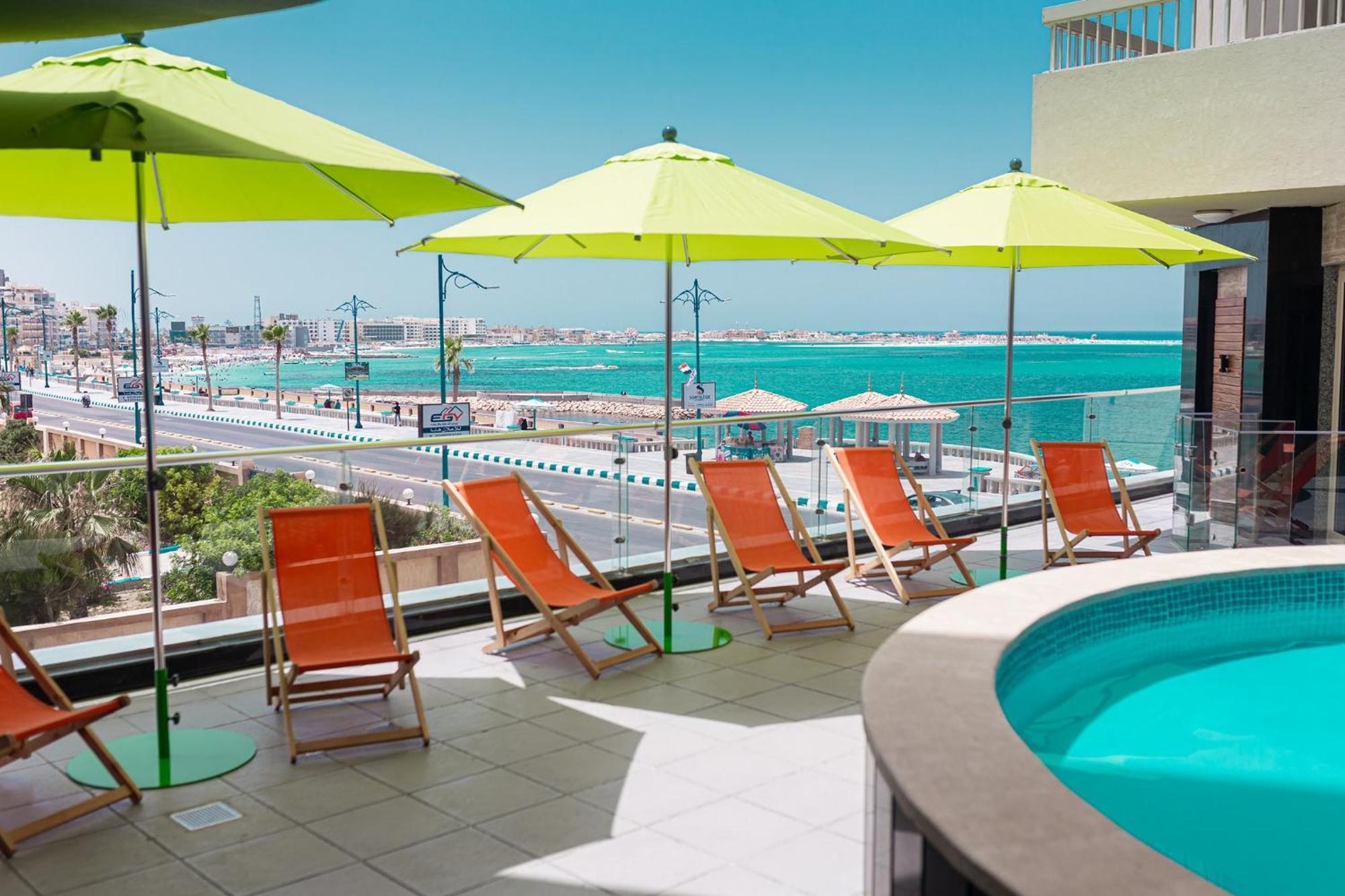 Delmar Hotel Matrouh Mersa Matruh Bagian luar foto